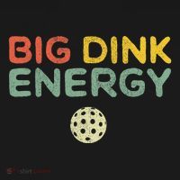 Big Dink Energy Funny Vintage Paddleball Pickleball Player T-Shirt thumb 7