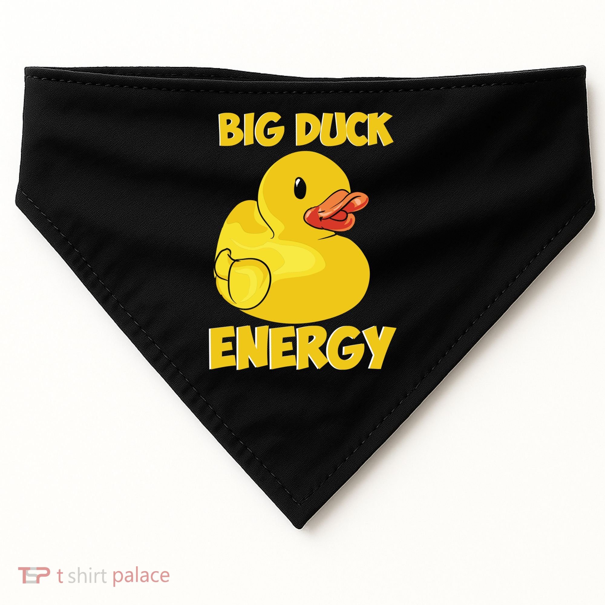 Big Duck Energy (For Dark Cloths) USA-Made Doggie Bandana
