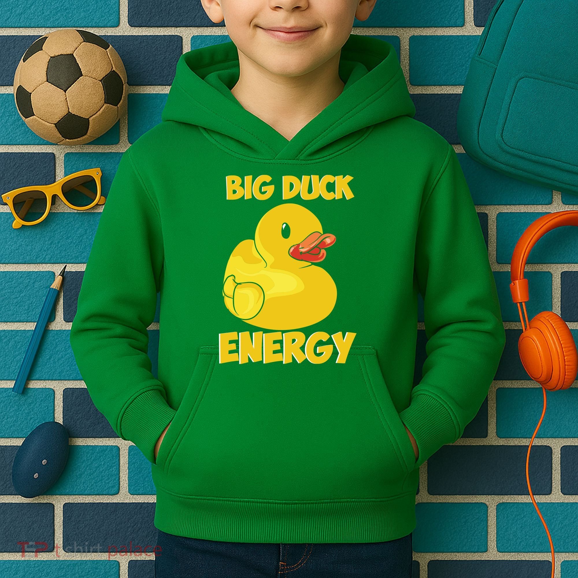 Big Duck Energy (For Dark Cloths) Kids Hoodie