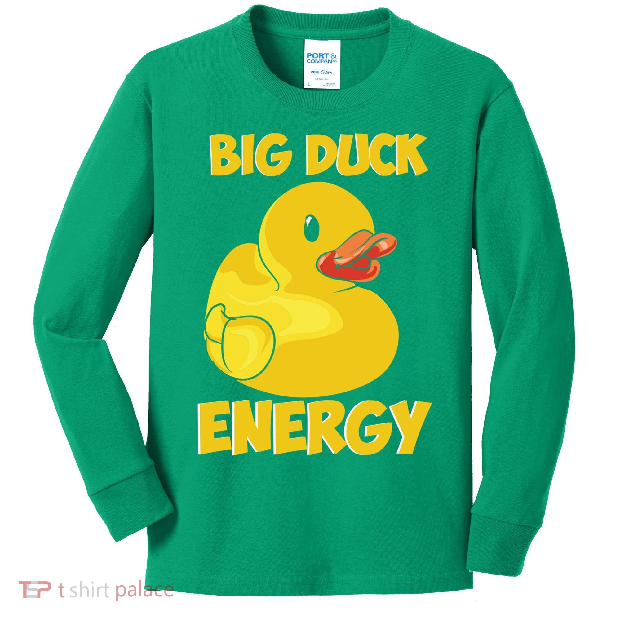 Big Duck Energy (For Dark Cloths) Kids Long Sleeve Shirt
