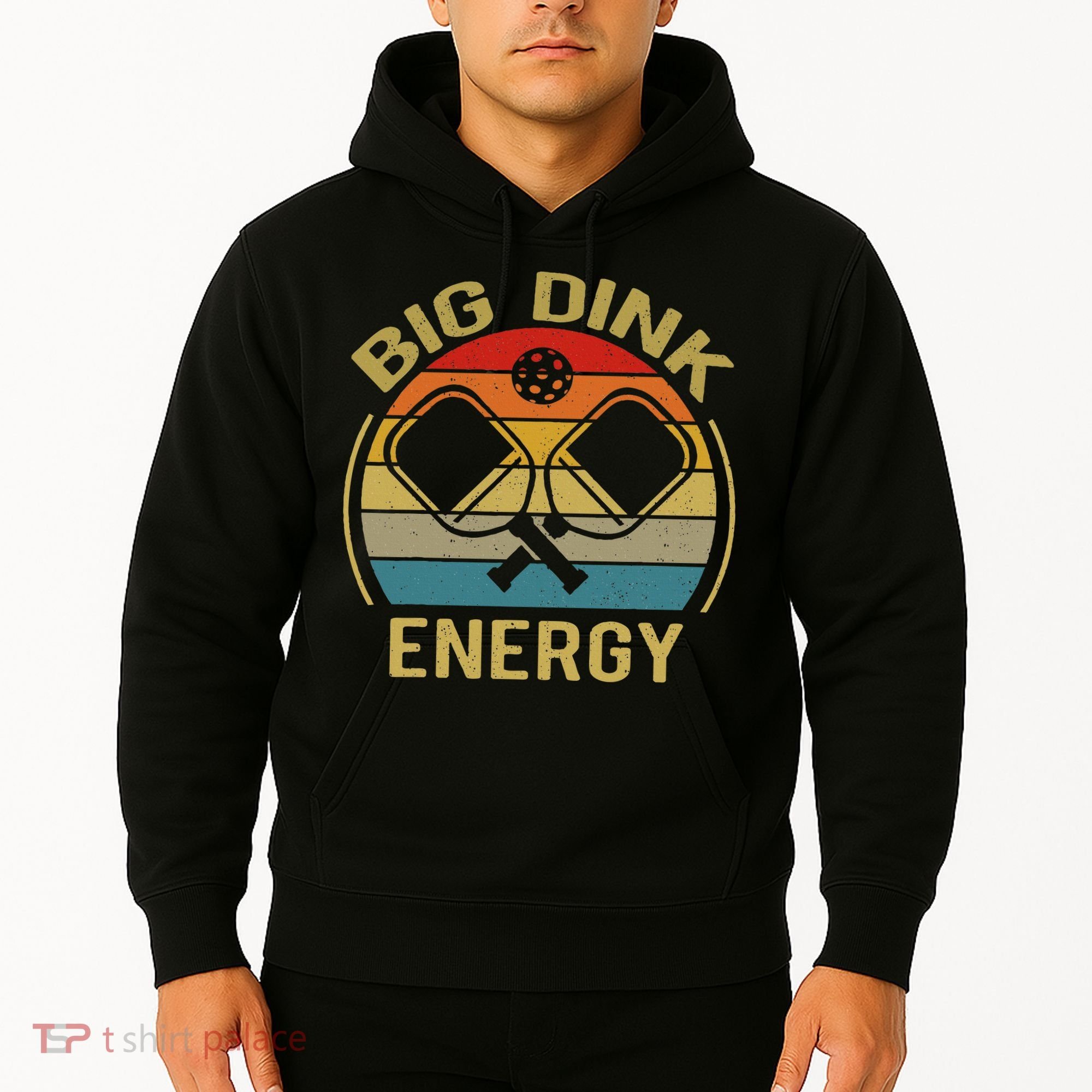 Big Dink Energy Funny Pickleball Mom Dad Hoodie