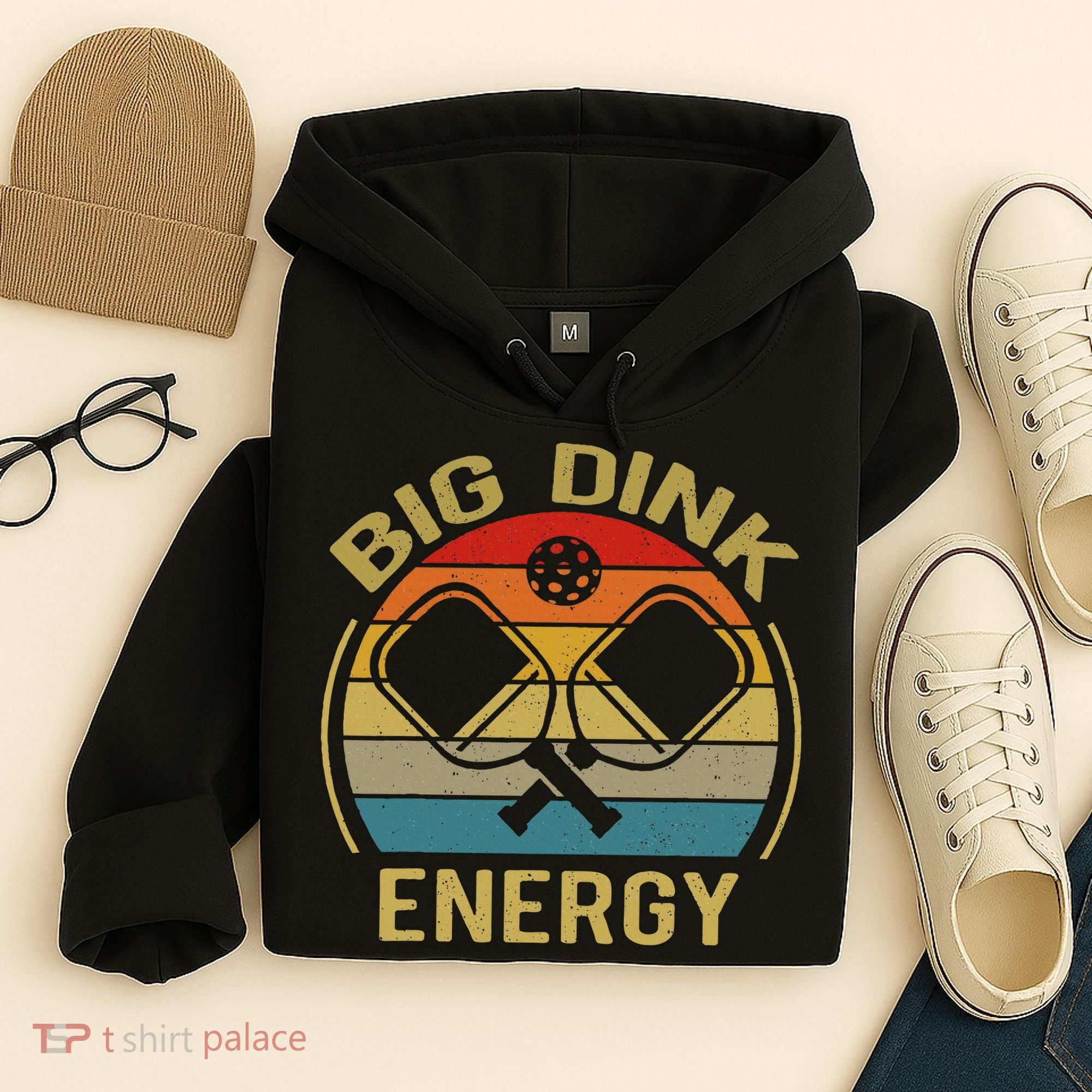 Big Dink Energy Funny Pickleball Mom Dad Hoodie