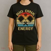 Big Dink Energy Funny Pickleball Mom Dad T-Shirt thumb 4