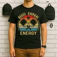 Big Dink Energy Funny Pickleball Mom Dad T-Shirt thumb 6