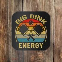 Big Dink Energy Funny Pickleball Mom Dad Coaster thumb 0
