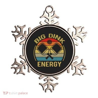 Big Dink Energy Funny Pickleball Mom Dad Ornament