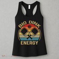 Big Dink Energy Funny Pickleball Mom Dad Women's Tank Top thumb 3