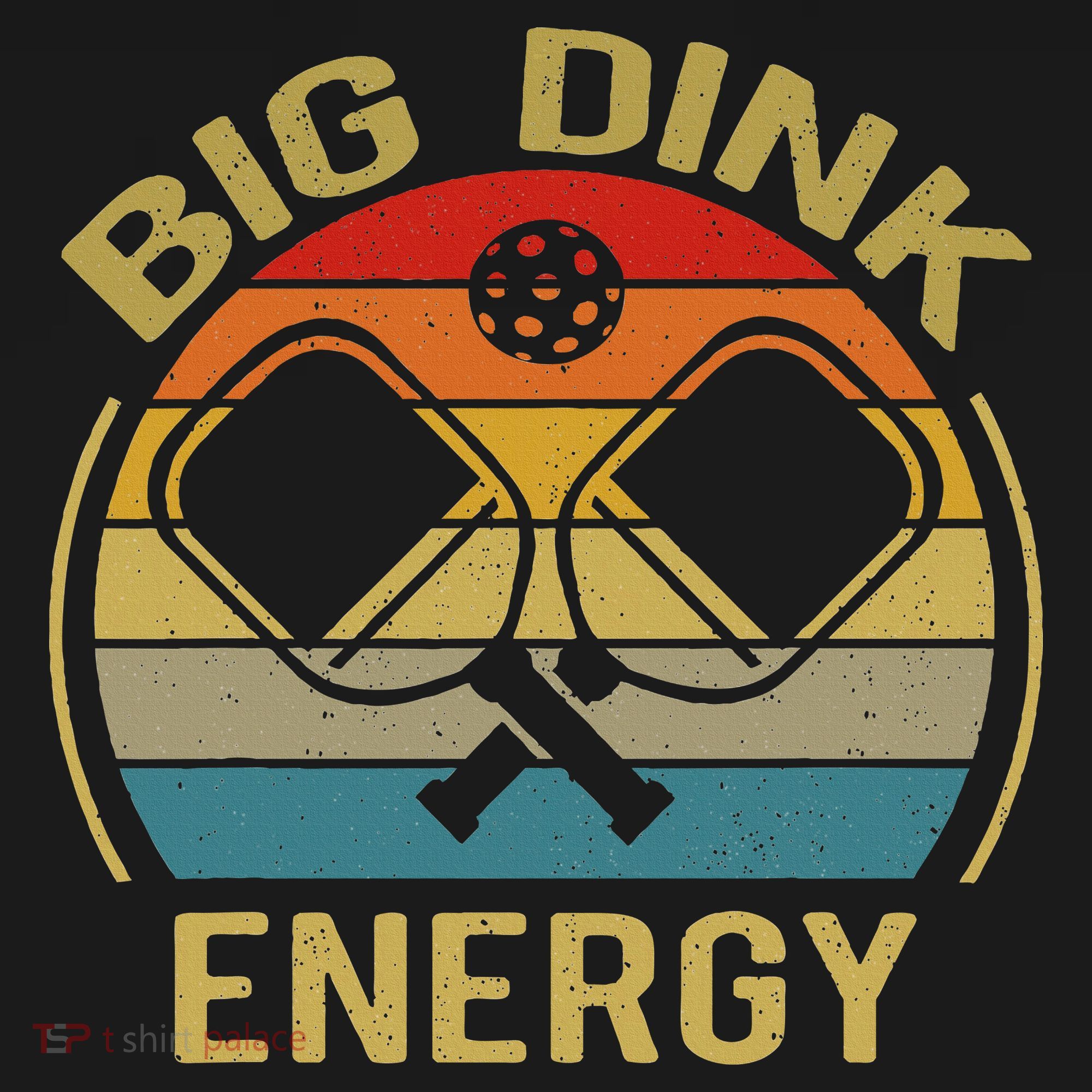 Big Dink Energy Funny Pickleball Mom Dad Women's Tank Top
