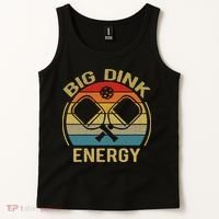 Big Dink Energy Funny Pickleball Mom Dad Tank Top thumb 2
