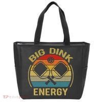 Big Dink Energy Funny Pickleball Mom Dad Tote Bag thumb 0