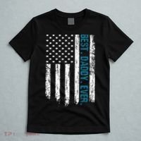 Best Daddy Ever Flag Best Dad Ever American Flag T-Shirt thumb 5