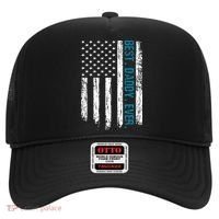 Best Daddy Ever Flag Best Dad Ever American Flag Hat thumb 0