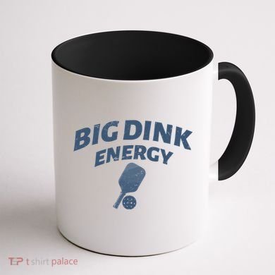 Big Dink Energy Pickleball Lover Funny Vintage Meaningful Gift Coffee Mug back