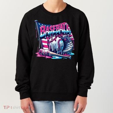 Baseball Drip For Ice Cream Drip Bat Baseball Women's Sweatshirt