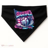 Baseball Drip For Ice Cream Drip Bat Baseball USA-Made Doggie Bandana thumb 0