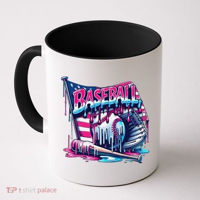 Baseball Drip For Ice Cream Drip Bat Baseball Coffee Mug