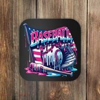 Baseball Drip For Ice Cream Drip Bat Baseball Coaster thumb 0