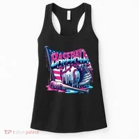 Baseball Drip For Ice Cream Drip Bat Baseball Women's Tank Top thumb 0