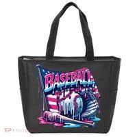 Baseball Drip For Ice Cream Drip Bat Baseball Tote Bag thumb 0