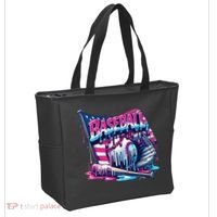 Baseball Drip For Ice Cream Drip Bat Baseball Tote Bag thumb 2