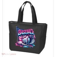 Baseball Drip For Ice Cream Drip Bat Baseball Tote Bag thumb 3
