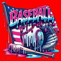 Baseball Drip For Ice Cream Drip Bat Baseball Santa Hat thumb 1