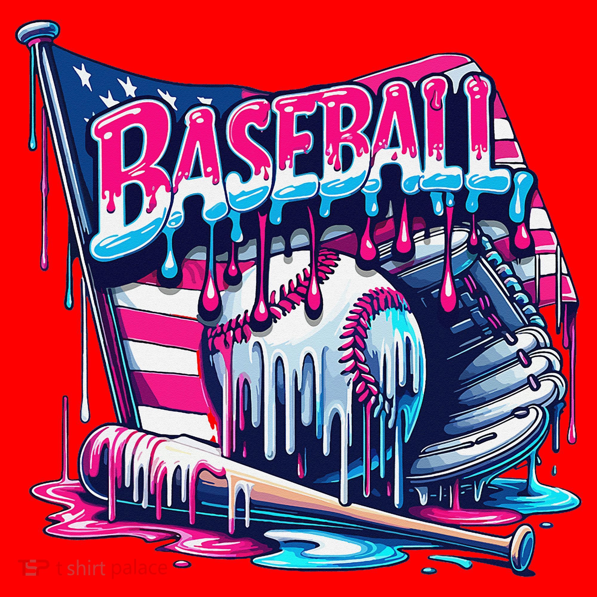 Baseball Drip For Ice Cream Drip Bat Baseball Santa Hat