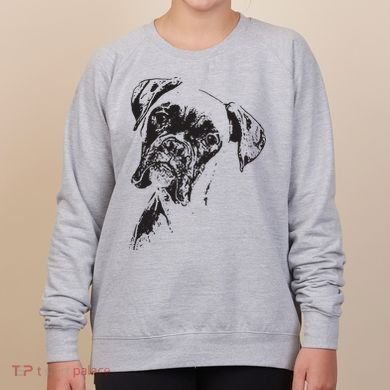 BOXER DOG FACE DOG LOVERS BOXER DOG GIFT Women's Sweatshirt