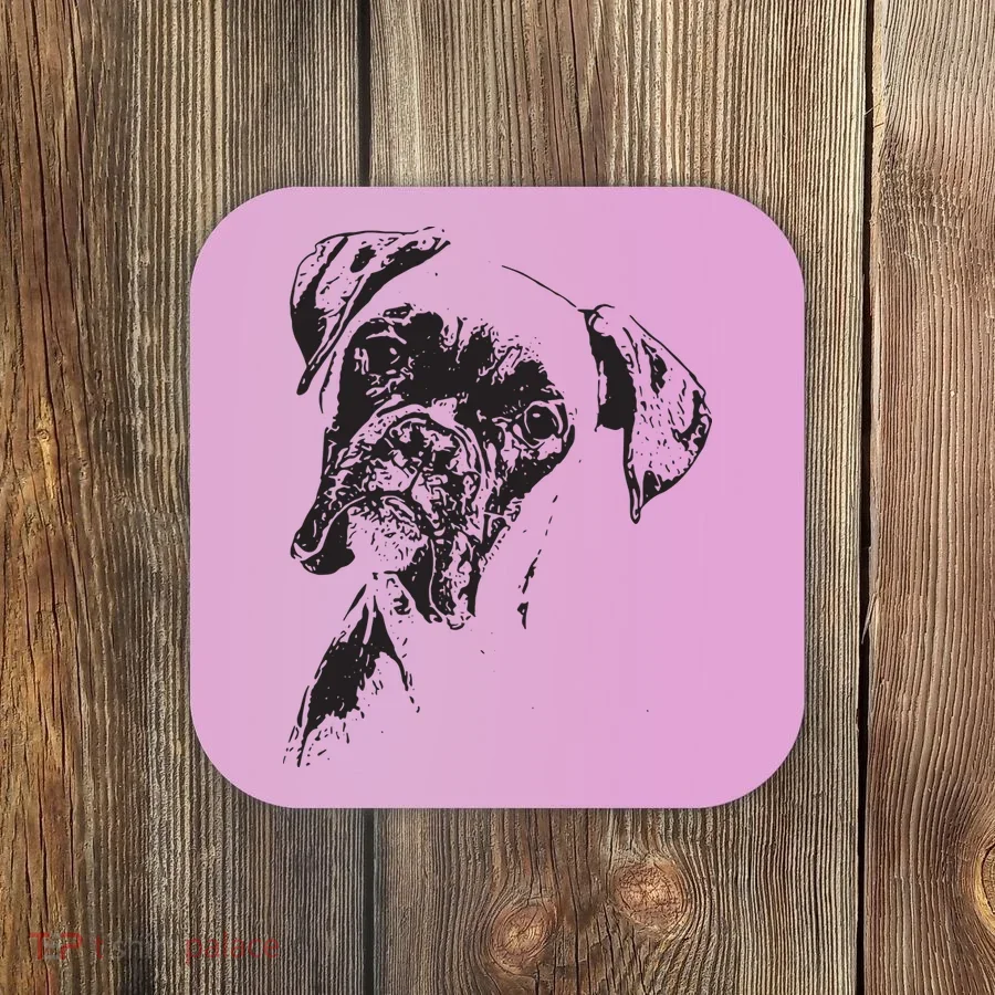 BOXER DOG FACE DOG LOVERS BOXER DOG GIFT Coaster