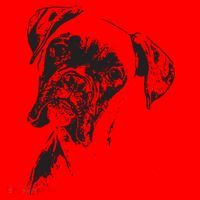 BOXER DOG FACE DOG LOVERS BOXER DOG GIFT Santa Hat thumb 1