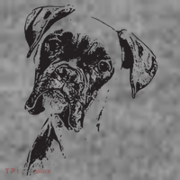 BOXER DOG FACE DOG LOVERS BOXER DOG GIFT Toddler Hoodie thumb 2