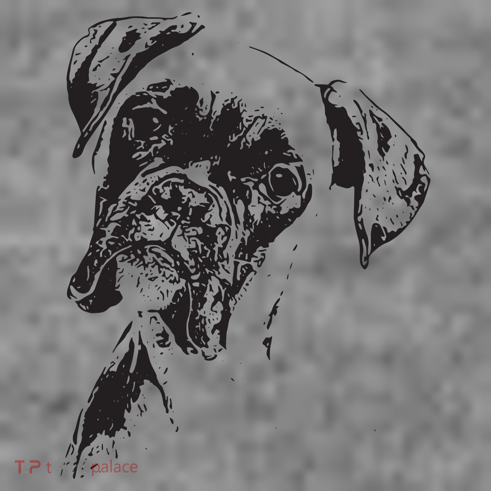 BOXER DOG FACE DOG LOVERS BOXER DOG GIFT Toddler Hoodie