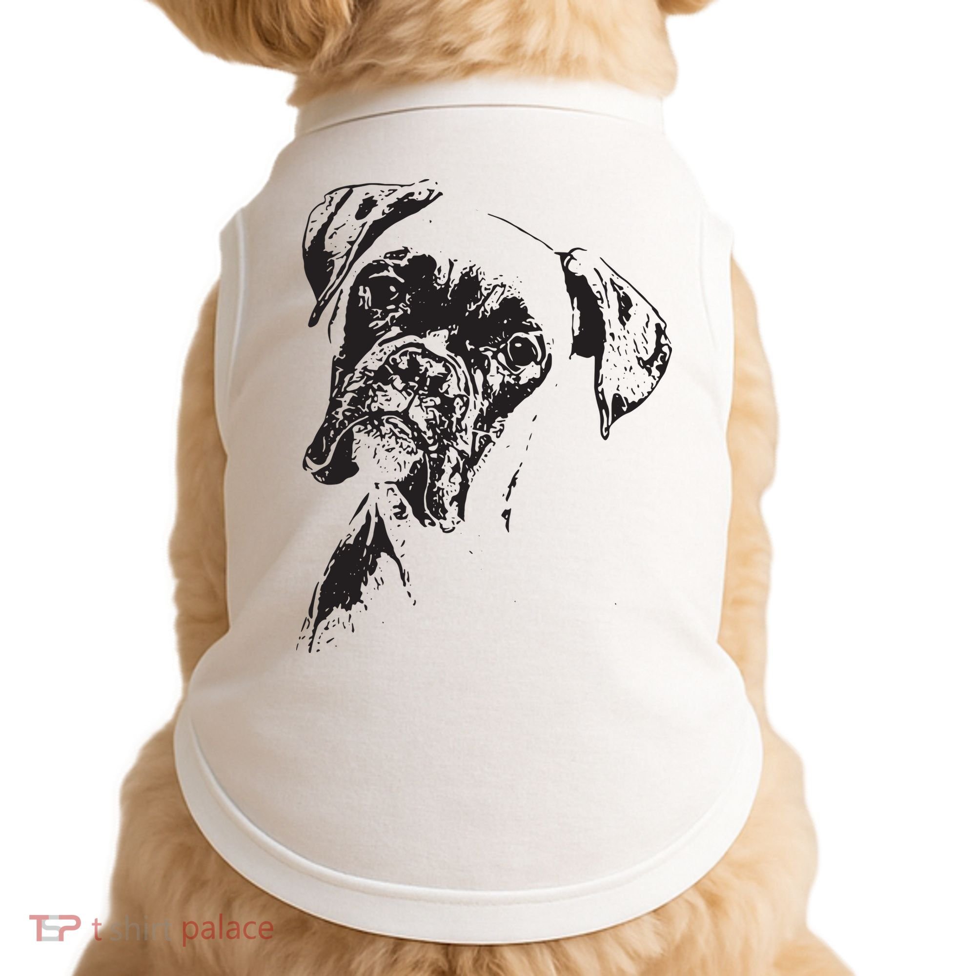 BOXER DOG FACE DOG LOVERS BOXER DOG GIFT Doggie Tank