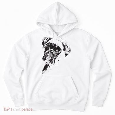 BOXER DOG FACE DOG LOVERS BOXER DOG GIFT Hoodie