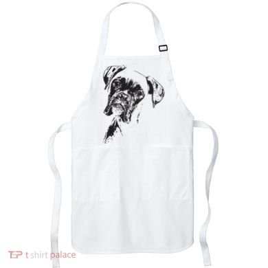 BOXER DOG FACE DOG LOVERS BOXER DOG GIFT Apron
