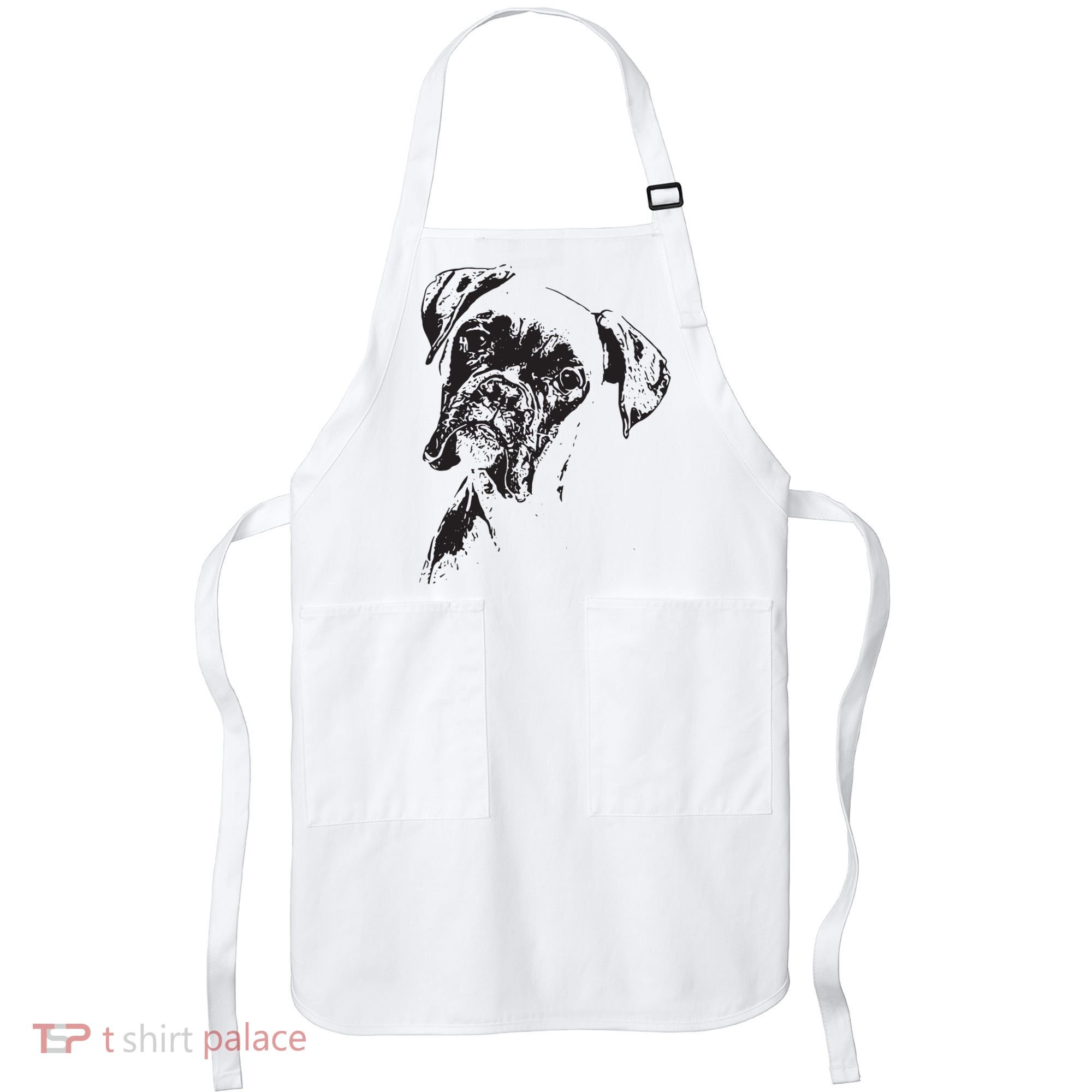 BOXER DOG FACE DOG LOVERS BOXER DOG GIFT Apron