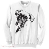 BOXER DOG FACE DOG LOVERS BOXER DOG GIFT Sweatshirt thumb 0