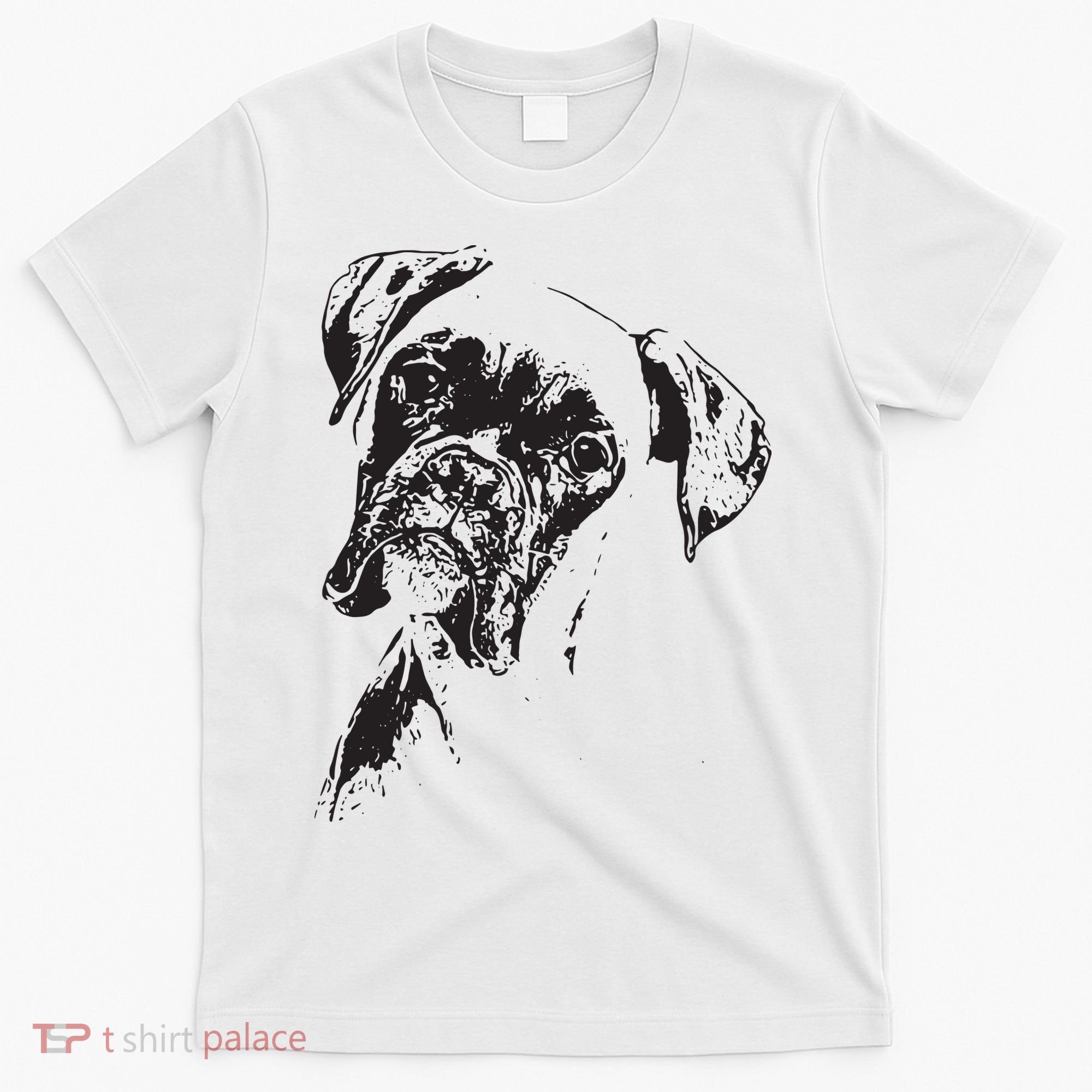 BOXER DOG FACE DOG LOVERS BOXER DOG GIFT T-Shirt
