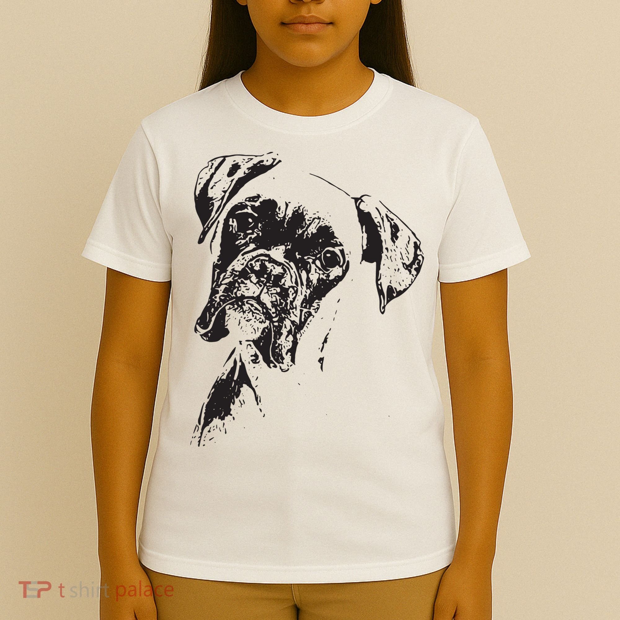 BOXER DOG FACE DOG LOVERS BOXER DOG GIFT T-Shirt