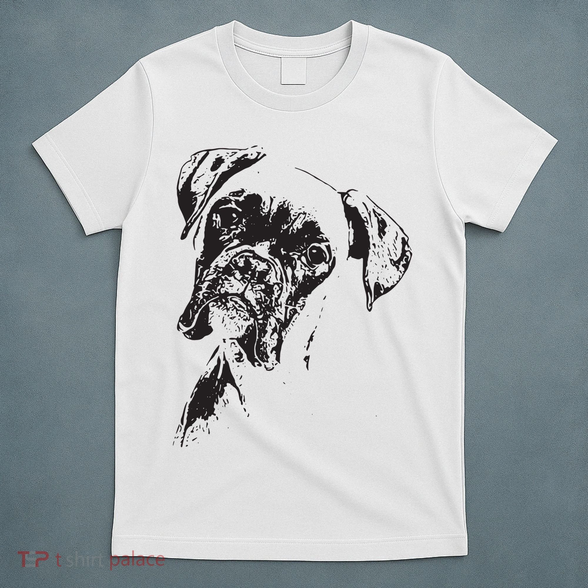 BOXER DOG FACE DOG LOVERS BOXER DOG GIFT T-Shirt