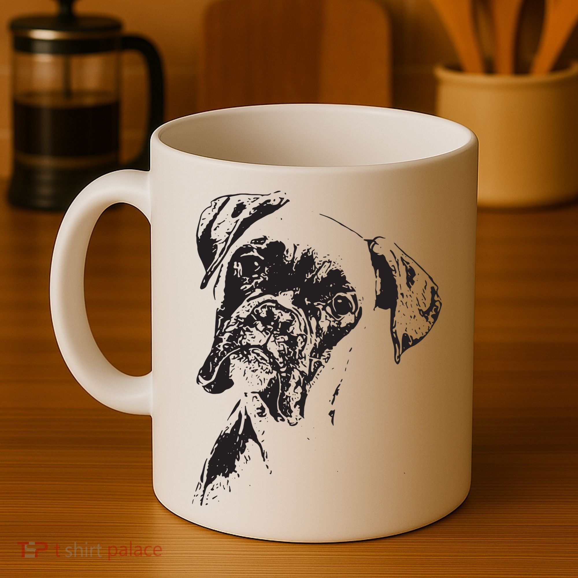 BOXER DOG FACE DOG LOVERS BOXER DOG GIFT Coffee Mug