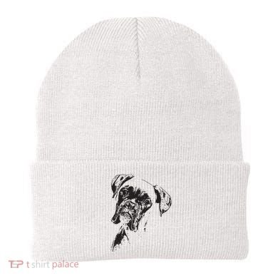 BOXER DOG FACE DOG LOVERS BOXER DOG GIFT Beanie