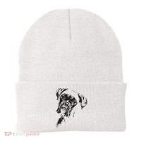 BOXER DOG FACE DOG LOVERS BOXER DOG GIFT Beanie thumb 0