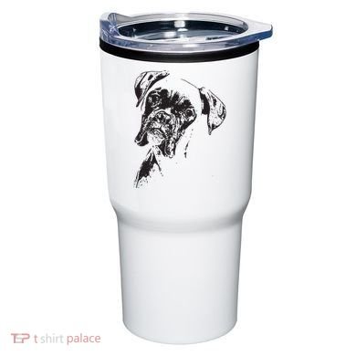 BOXER DOG FACE DOG LOVERS BOXER DOG GIFT Tumbler