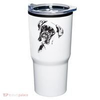 BOXER DOG FACE DOG LOVERS BOXER DOG GIFT Tumbler thumb 0