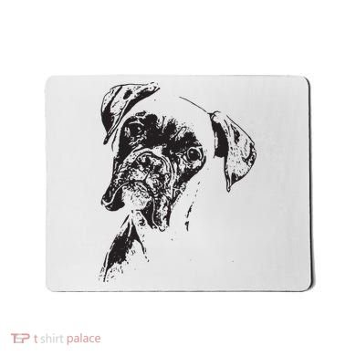 BOXER DOG FACE DOG LOVERS BOXER DOG GIFT Mousepad