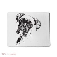 BOXER DOG FACE DOG LOVERS BOXER DOG GIFT Mousepad thumb 0