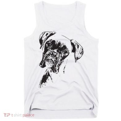 BOXER DOG FACE DOG LOVERS BOXER DOG GIFT Tank Top