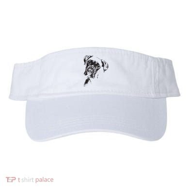 BOXER DOG FACE DOG LOVERS BOXER DOG GIFT Visor