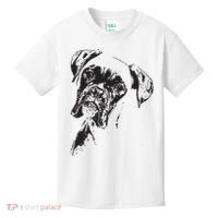 BOXER DOG FACE DOG LOVERS BOXER DOG GIFT Kids T-Shirt thumb 0